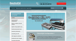 Desktop Screenshot of gasztrocel.hu